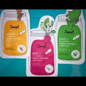 Sheet Masks - Sweet Chef - Ginger | Beet | Kale
